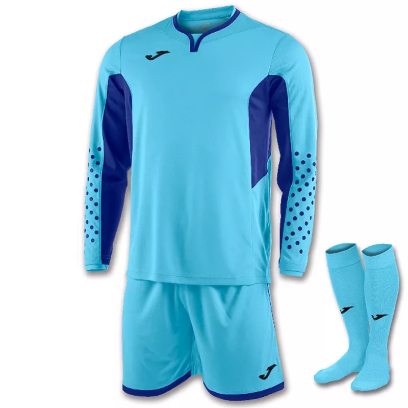 ZAMORA 3 Goalkeeper Set TURQUOISE FLUOR-ROYAL
