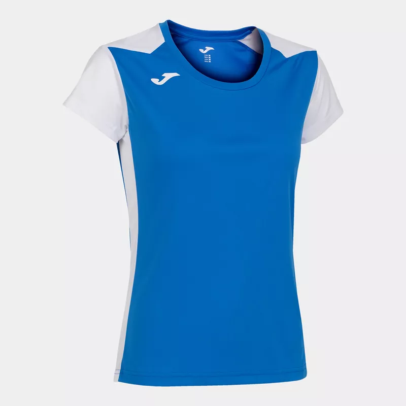 RECORD 2 WOMAN Running Shirt ROYAL/White