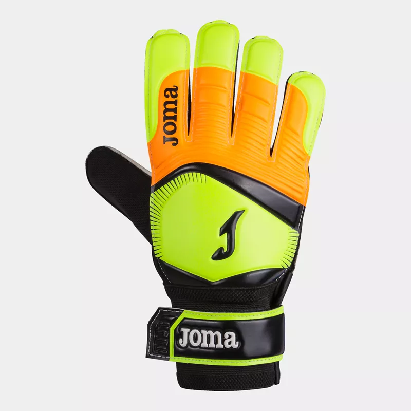 CALCIO 21 Goalkeeper Gloves - Yellow-Orange Fluor