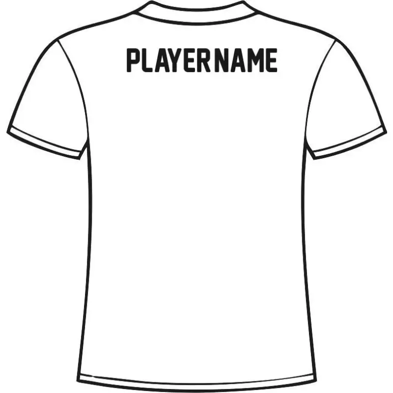 Name added to jersey